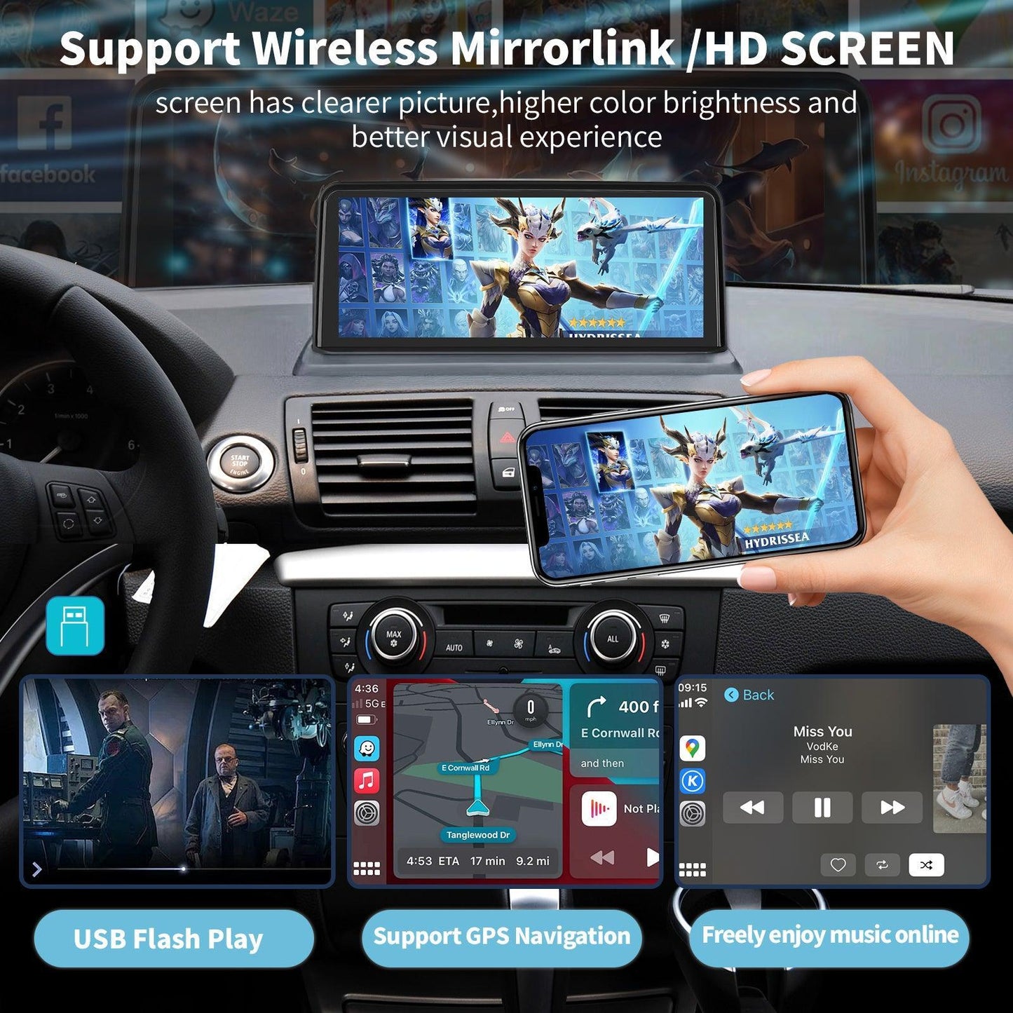 10.25" Linux screen for BMW 1 Series E81/F21 with CIC/CCC System - AUTOABC
