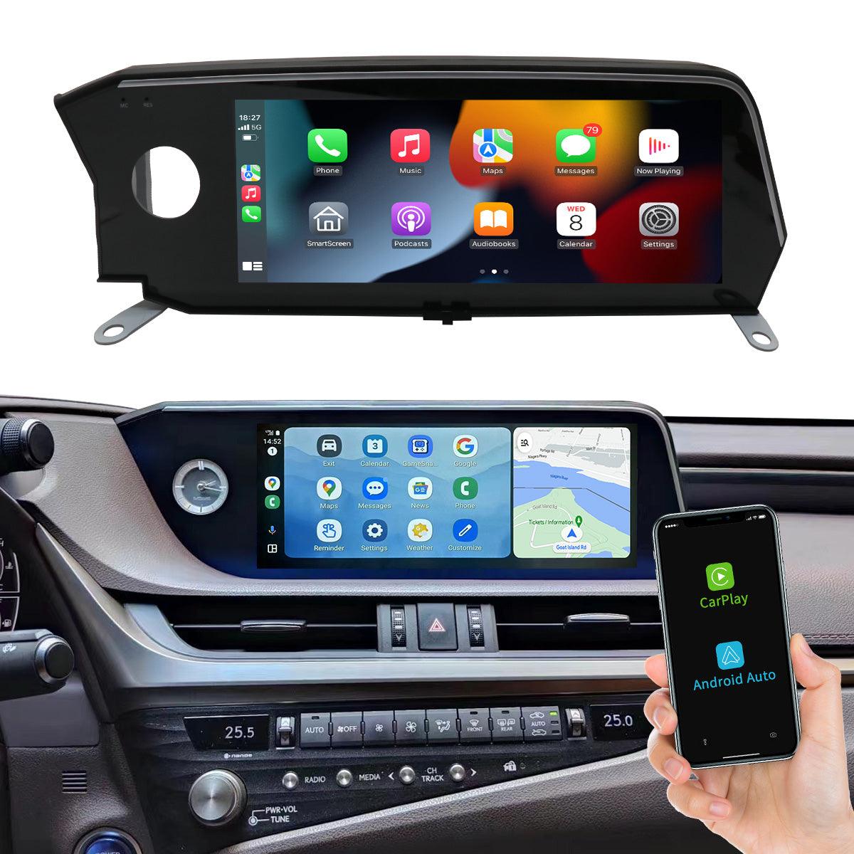 10.25" Linux screen for Lexus ES 2013-2021 Wireless CarPlay Android Auto left rudder - AUTOABC
