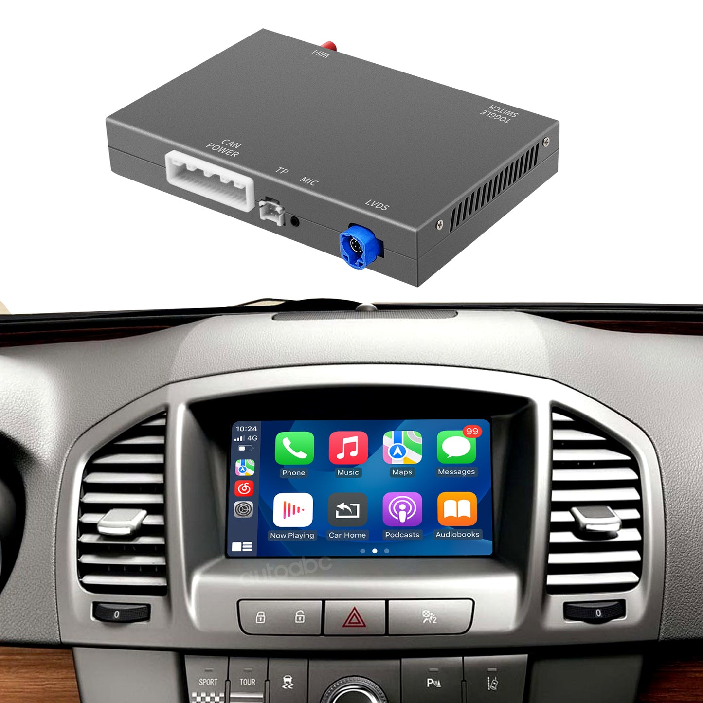 Wireless CarPlay&Android Auto Module For Opel