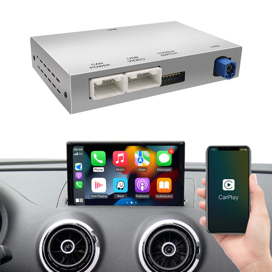 Wireless Carplay Android Auto Retrofit Kit interface for Audi