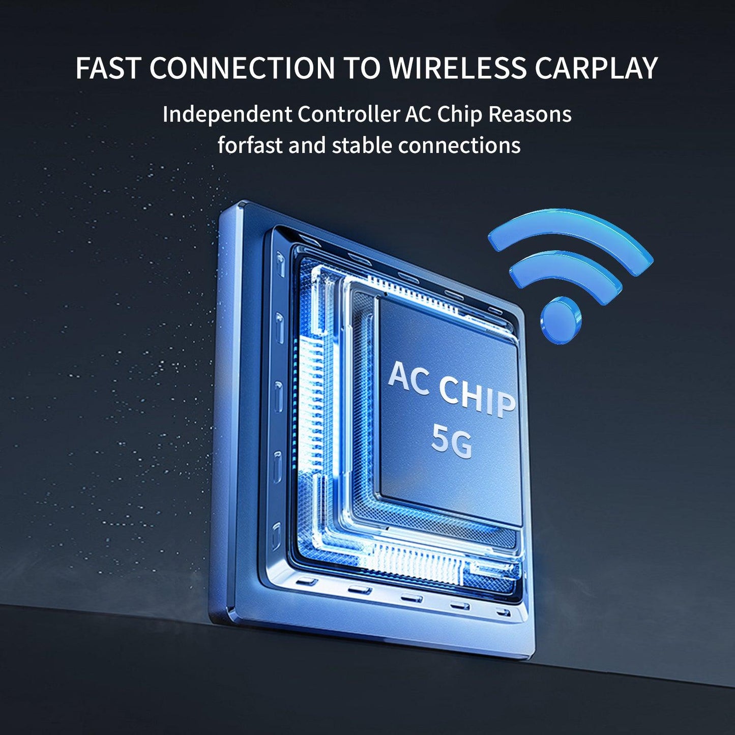 2in1 Wired to Wireless CarPlay Android Auto USB Adapter Dongle - AUTOABC