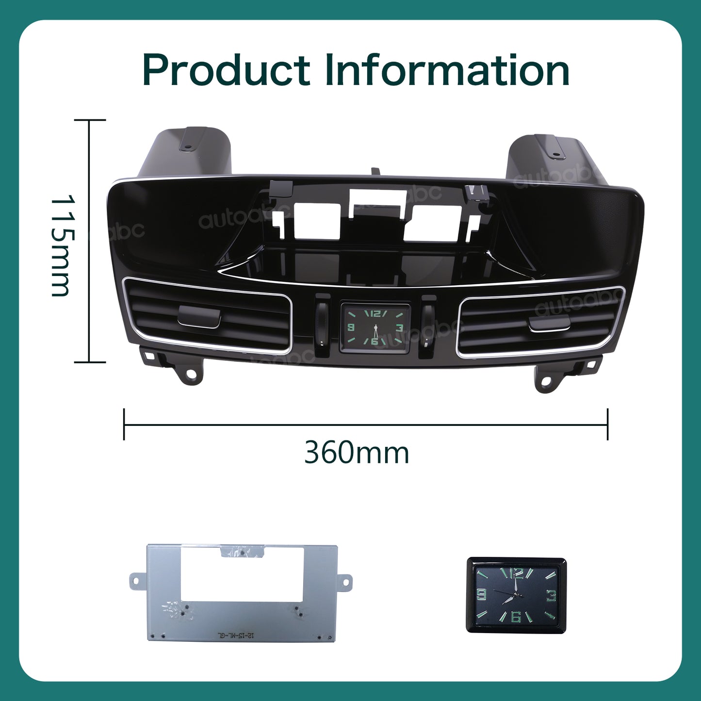 12.3“ Linux screen for Mercedes Benz NTG4.5 ML/GL Wireless CarPlay Android Auto