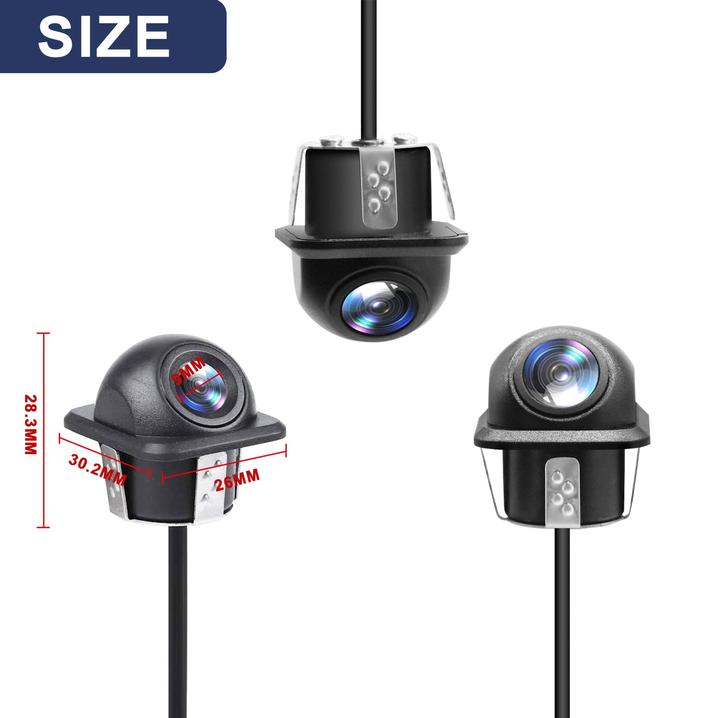 170° HD Car Rear View Camera Night Vision