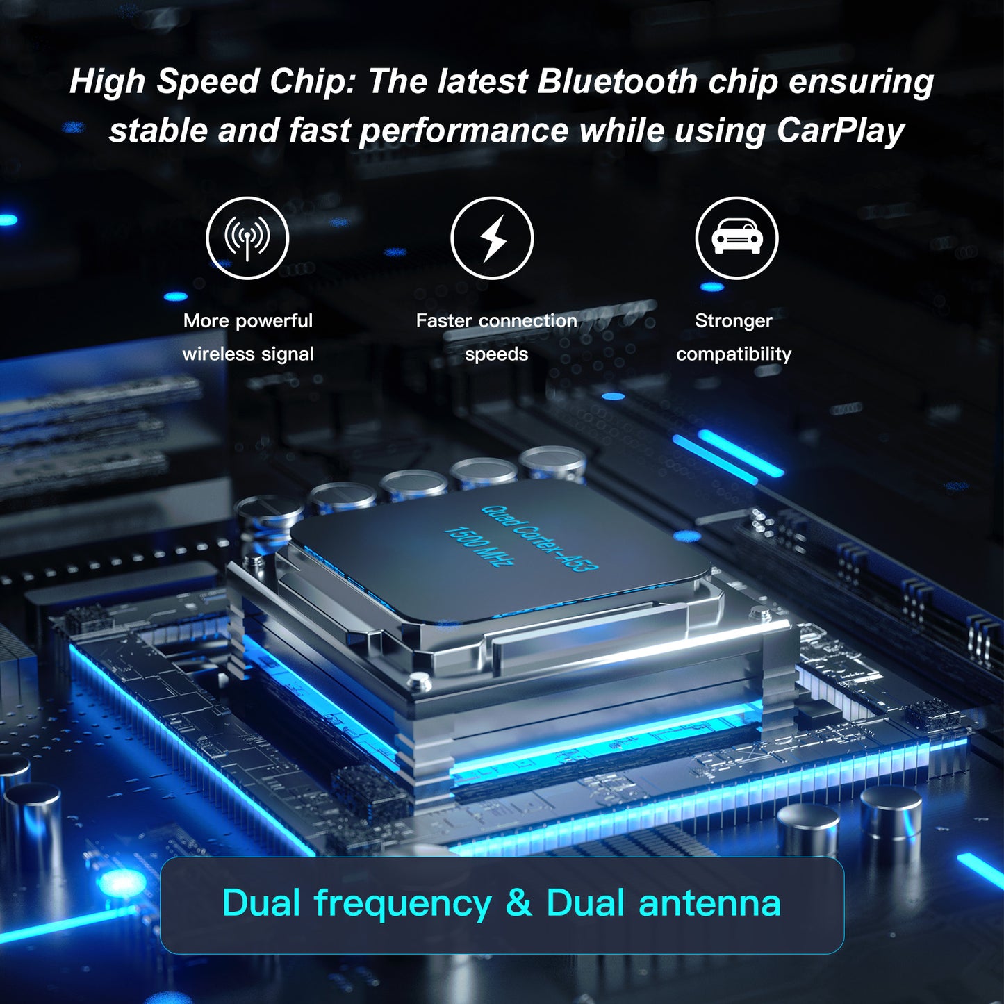 Autoabc Kabelgebundene zu kabellose CarPlay Andorid Auto Magic AI Box