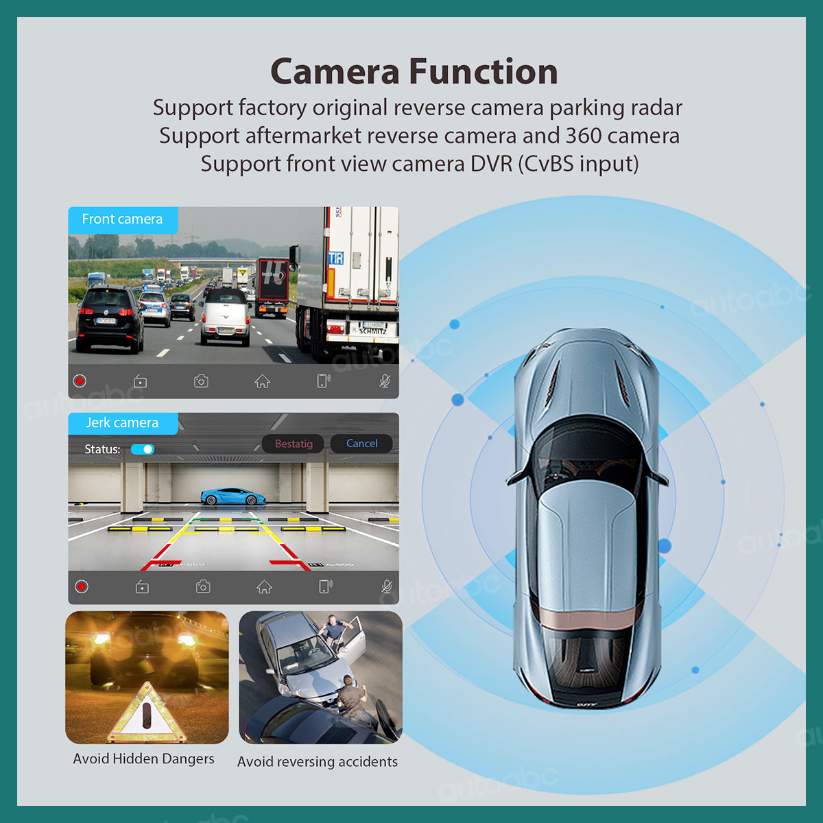 12.3“ Linux screen for Mercedes Benz NTG4.5 ML/GL Wireless CarPlay Android Auto