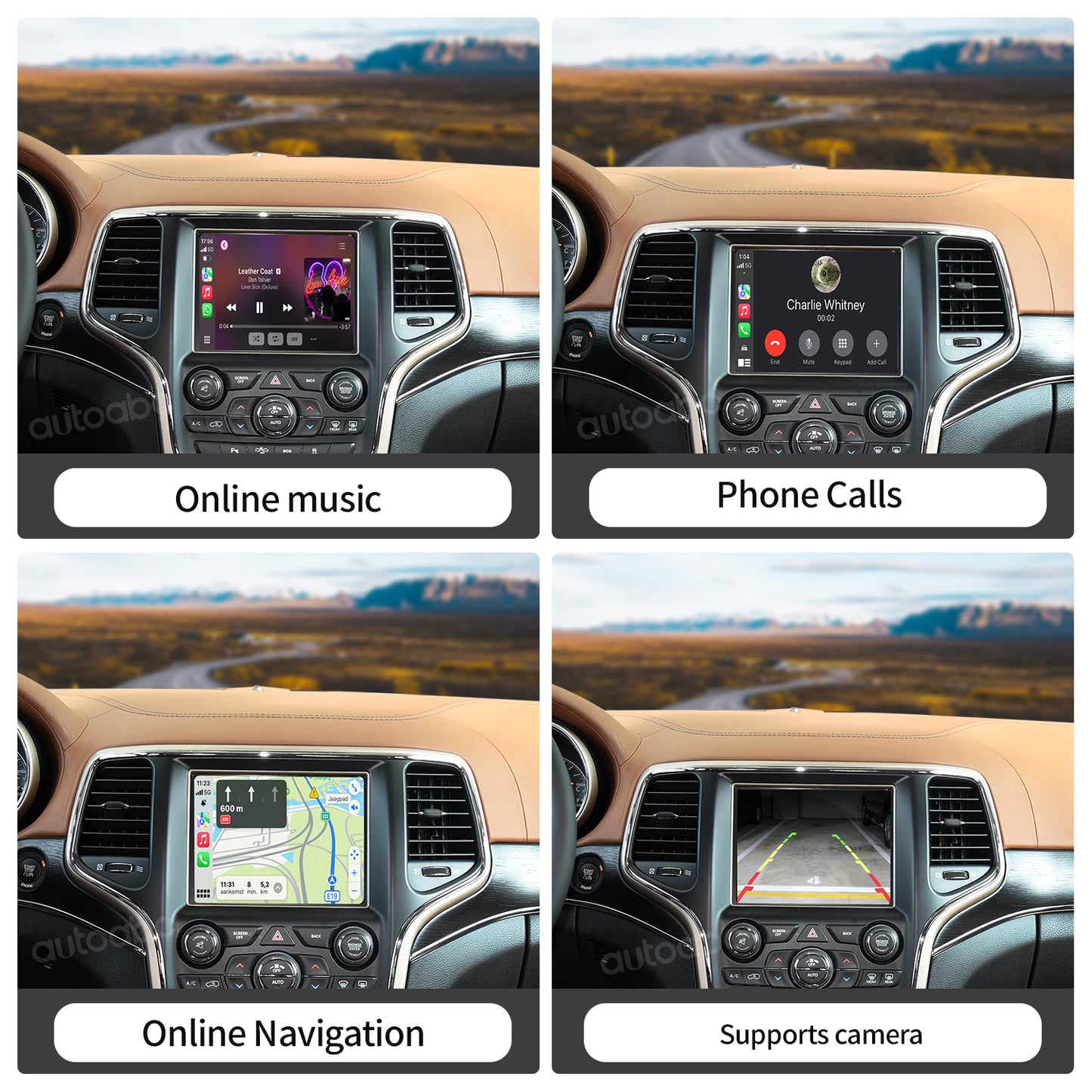 Wireless CarPlay Android Auto Module for Jeep/Dodge/Chrysler