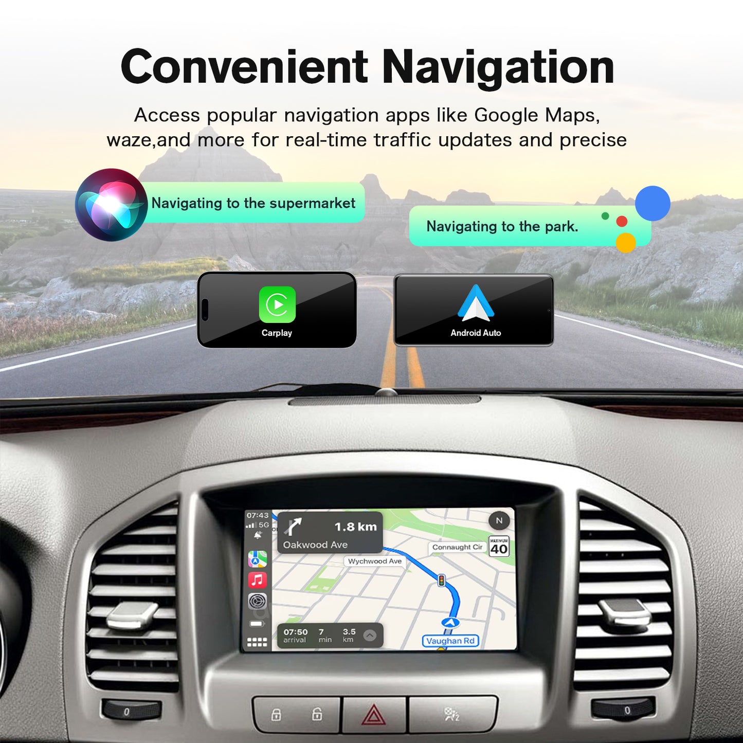 Wireless CarPlay&Android Auto Module For Opel