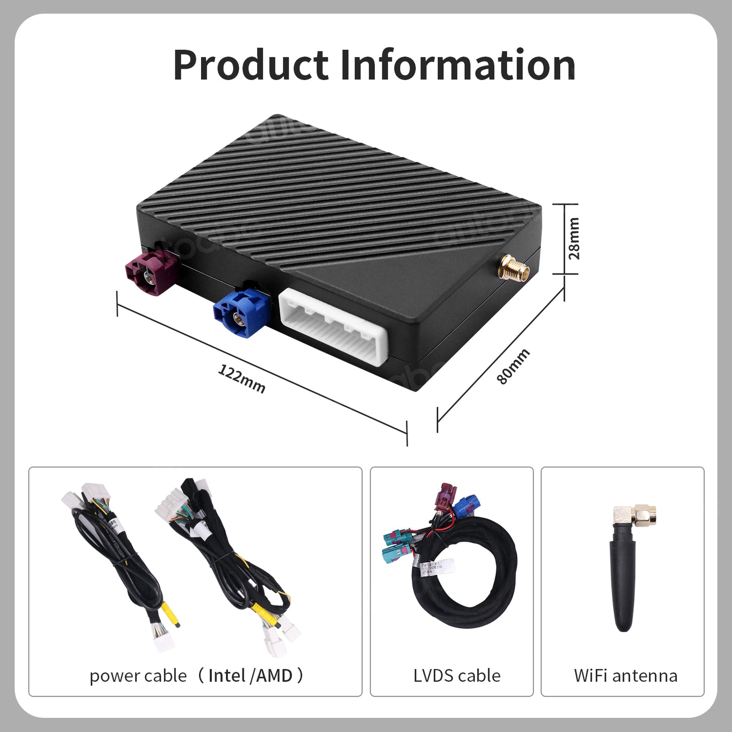 NEW Wireless Carplay Android Auto adapter for Tesla Model 3 Model Y