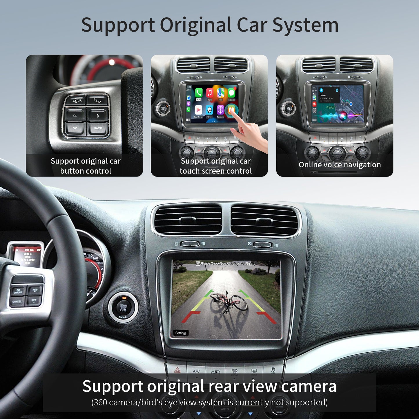 Wireless CarPlay Android Auto Module for Dodge/Maserati/Chrysler