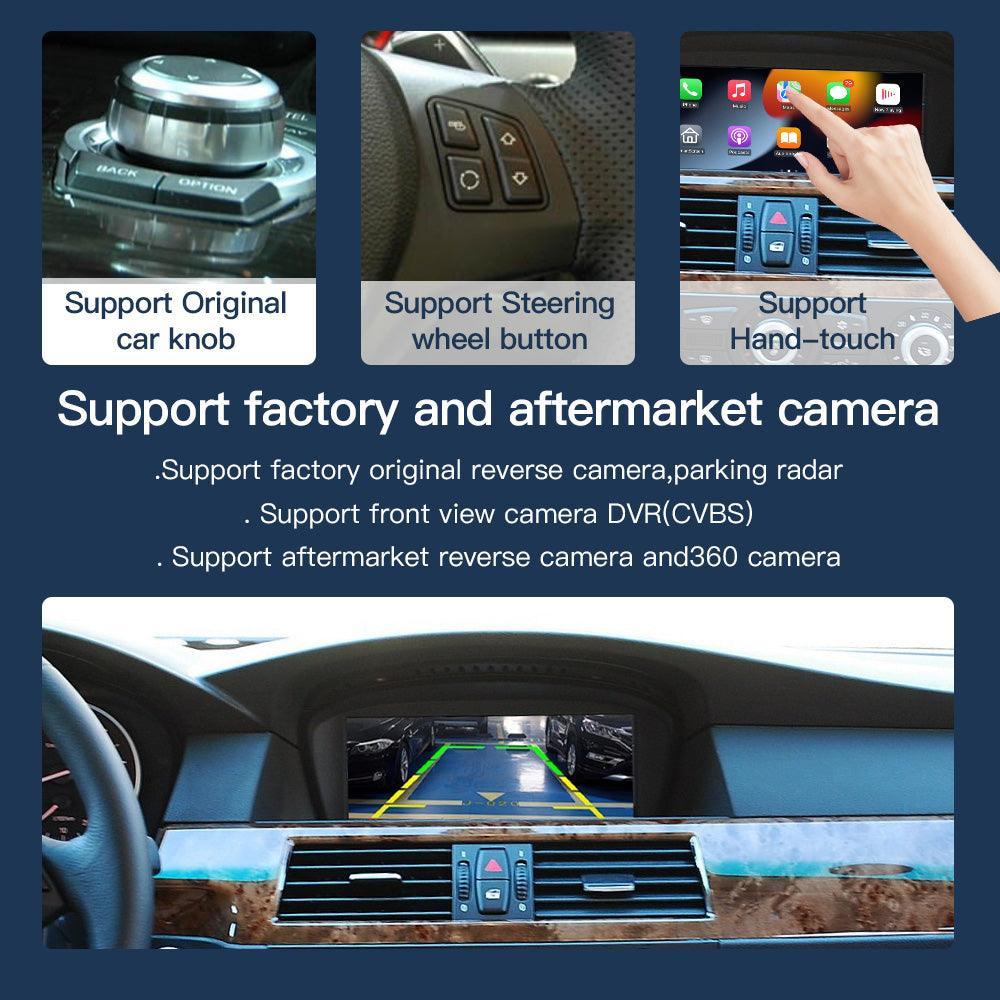 8.9'' Linux screen for BMW 3/5er E60~E93 CCC Wireless CarPlay Android Auto - AUTOABC