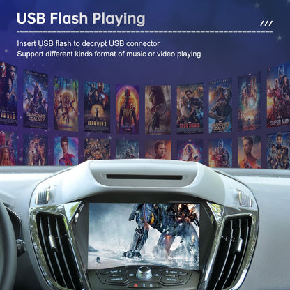 Wireless CarPlay Android Auto Retrofit Kit for Ford Sync2