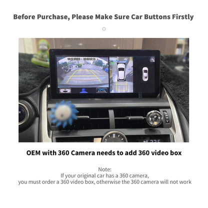 10.25" Linux screen for Lexus RX 2009-2021 Wireless CarPlay Android Auto left rudder - AUTOABC