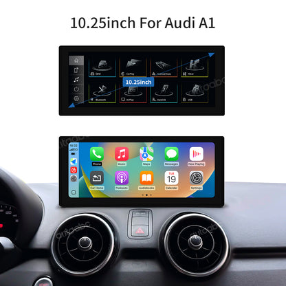 10.25”/12.3" Linux Screen For Audi A1 HN+/RMC Wireless CarPlay Android Auto