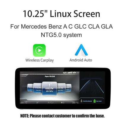 12.3“ Linux screen for Mercedes Benz NTG4.0/4.5/5.0 Wireless CarPlay Android Auto - AUTOABC