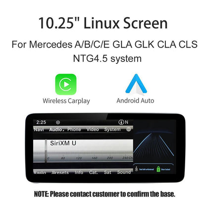 12.3“ Linux screen for Mercedes Benz NTG4.0/4.5/5.0 Wireless CarPlay Android Auto - AUTOABC