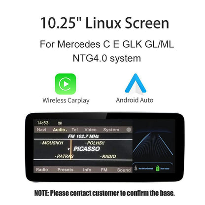 12.3“ Linux screen for Mercedes Benz NTG4.0/4.5/5.0 Wireless CarPlay Android Auto - AUTOABC