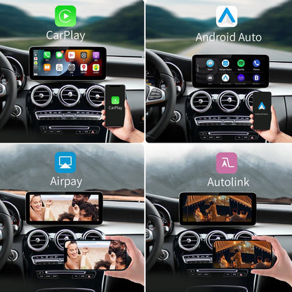 12.3“ Linux screen for Mercedes Benz NTG4.0/4.5/5.0 Wireless CarPlay Android Auto - AUTOABC