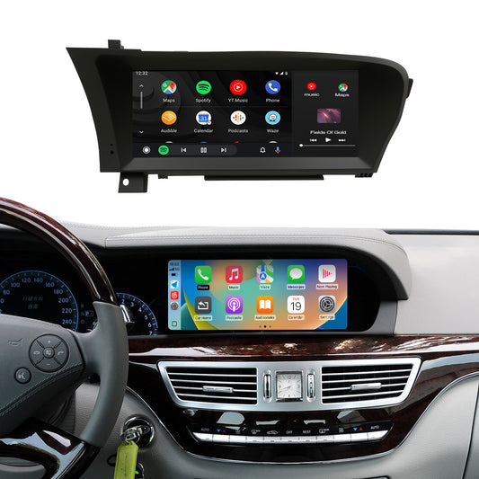10.25“ Linux screen for Mercedes Benz S-W221 NTG3.0/3.5 Wireless CarPlay Android Auto
