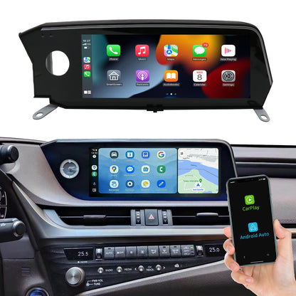 10.25" Linux screen for Lexus ES 2013-2021 Wireless CarPlay Android Auto left rudder