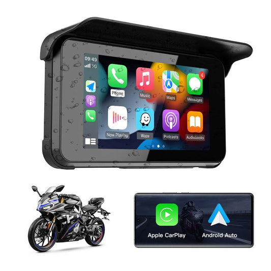 2024 NEW 5"/6.2" Motorcycle GPS Navigation CarPlay Touchscreen