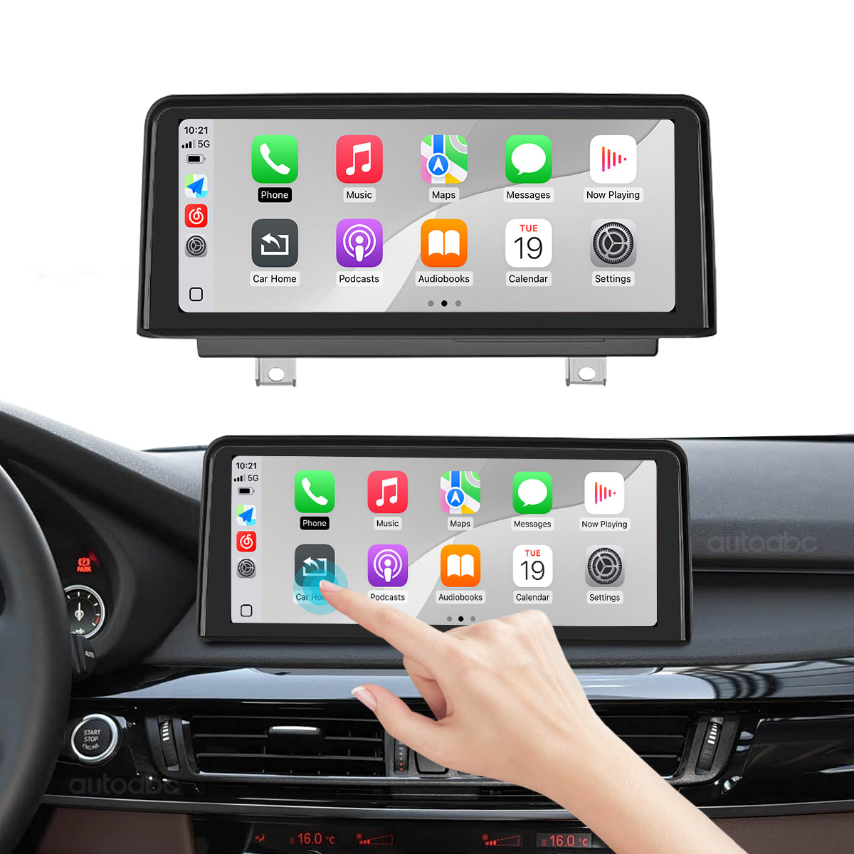 10.25" Linux Screen for BMW X5/X6 E70/E71 with NBT Wireless CarPlay Android Auto