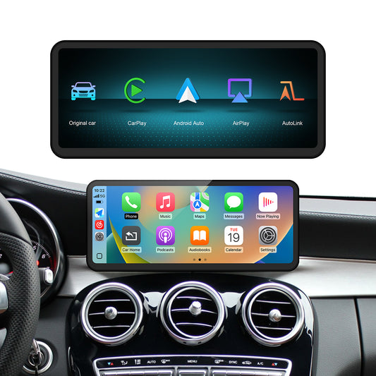 Linux Ultra-thin screen for Mercedes Benz C GLC with NTG5.0 Wireless CarPlay Android Auto