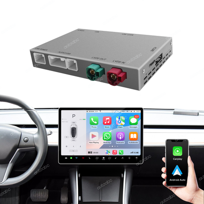 NEW Wireless Carplay Android Auto adapter for Tesla Model 3 Model Y