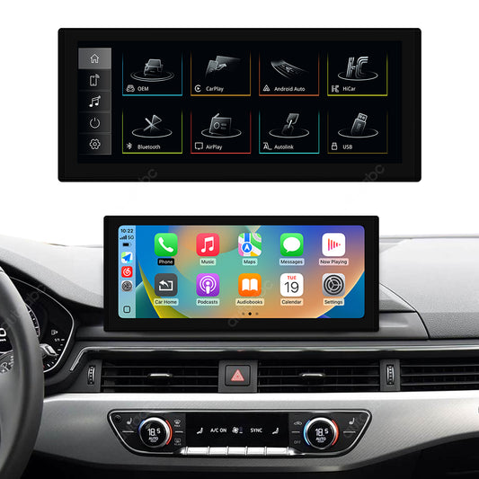 12.3" Linux Screen For Audi A4/A5 MIB3 Wireless CarPlay Android Auto