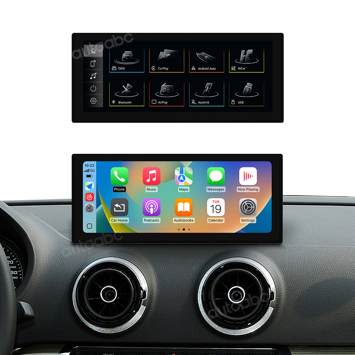 10.25" Linux Screen For Audi A3/S3 Wireless CarPlay Android Auto