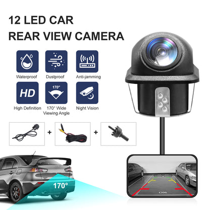 170° HD Car Rear View Camera Night Vision