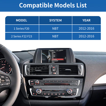 8.8" Linux Screen for BMW 1/2er NBT/EVO Wireless Carplay Android Auto