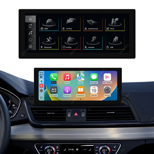 12.3" Linux Screen For Audi Q5L MIB/MIB2 Wireless CarPlay Android Auto