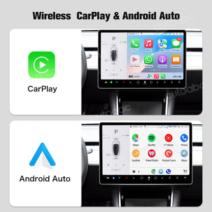 NEW Wireless Carplay Android Auto adapter for Tesla Model 3 Model Y