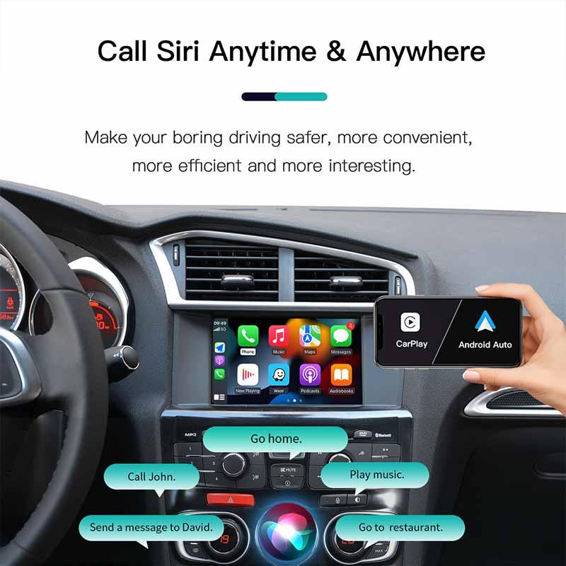 Wireless Apple Carplay adapter Android Auto For Peugeot&Citroen SMEG&MRN  NAC 508 308 208 3008&C4 DS3 DS5