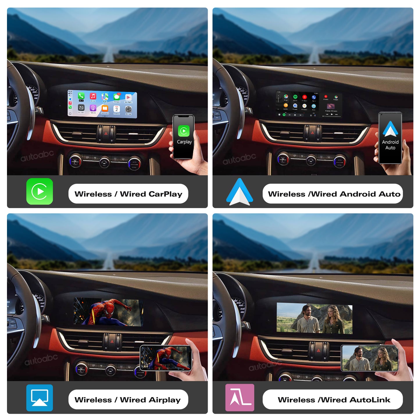 Wireless CarPlay&Android Auto Module For Alfa Romeo