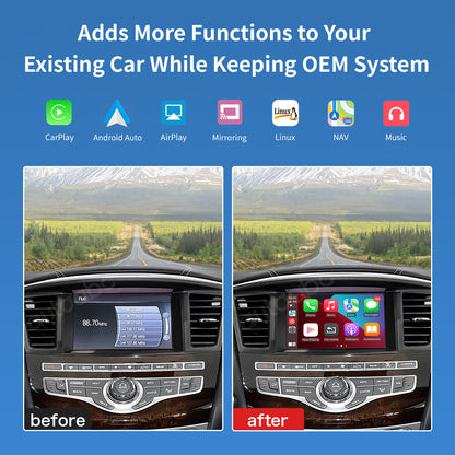 Wireless Carplay Android Auto For Infiniti/Nissan