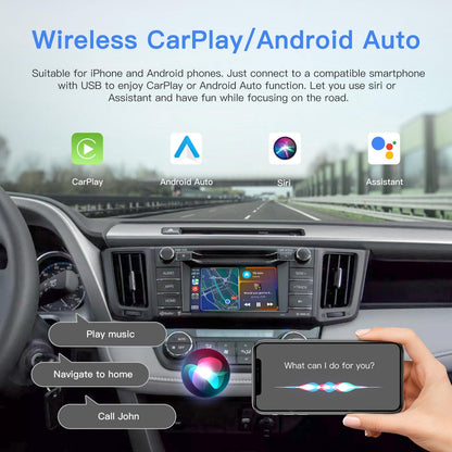 Wireless Carplay Android Auto interface for Toyota Touch2 & Entune2.0