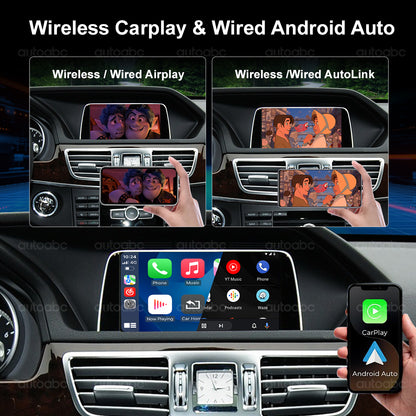 Wireless Carplay Android Auto for Mercedes Benz NTG4.5 with Becker