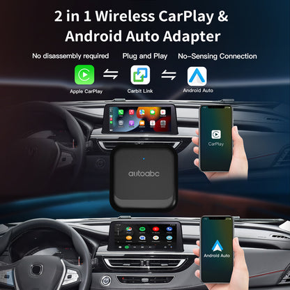 Drahtloser CarPlay Android Auto-Adapter Smart Box. Geeignet für Autos chinesischer Marken mit Carbitlink