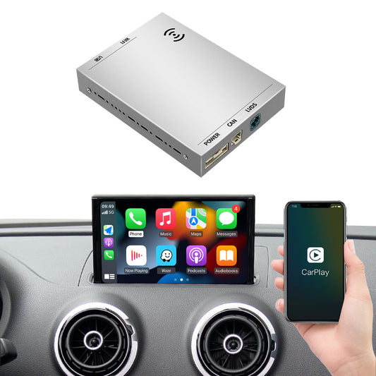 Wireless Carplay Android Auto Retrofit Kit interface for Audi