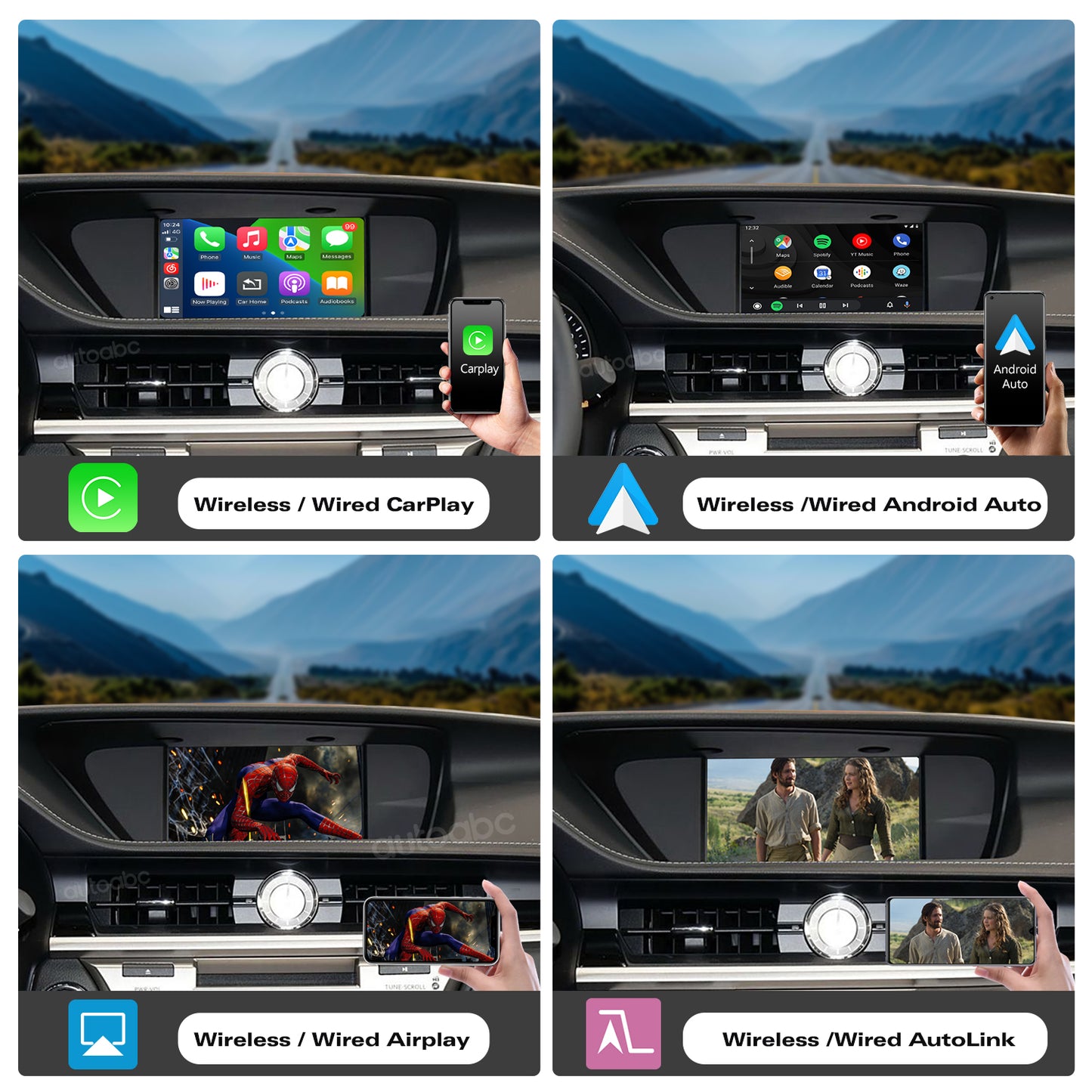 Wireless Carplay & Android Auto Retrofit Kit interface for Lexus