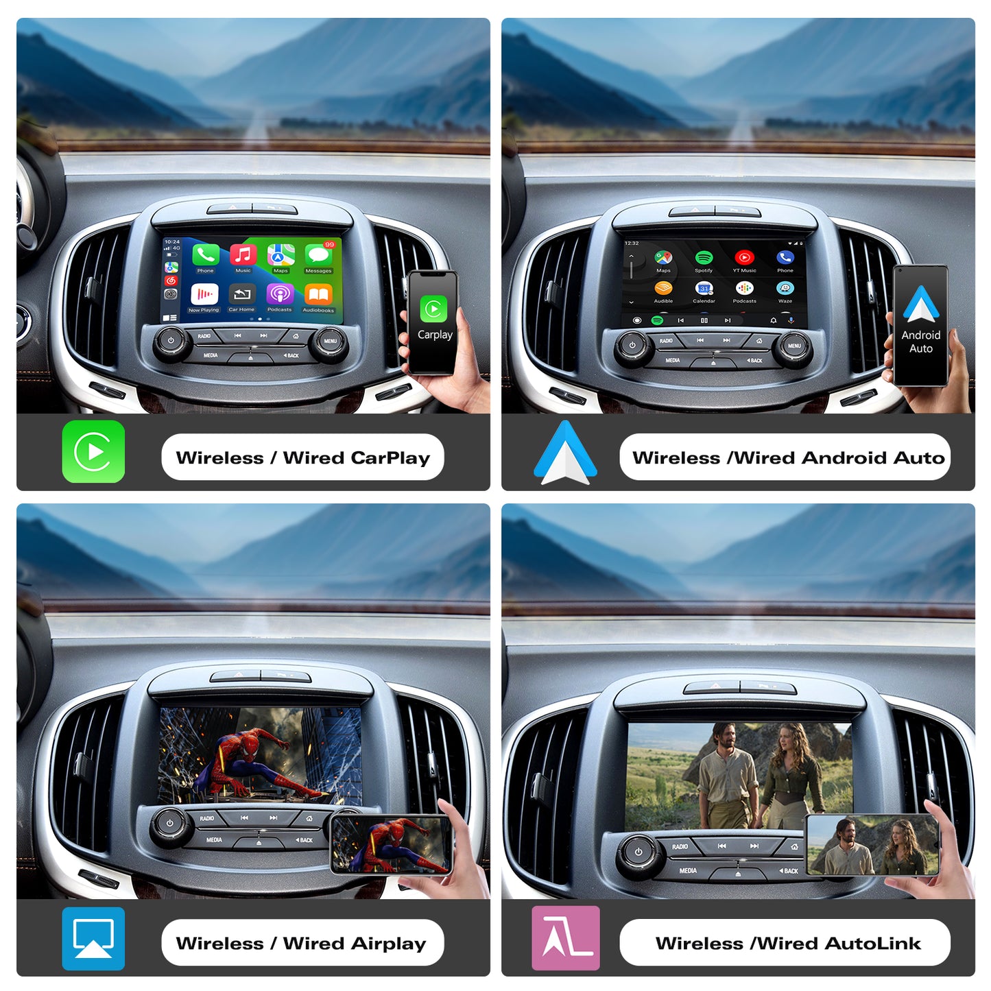 Wireless CarPlay&Android Auto Module For Opel/Buick/Cadillac/Chevrolet