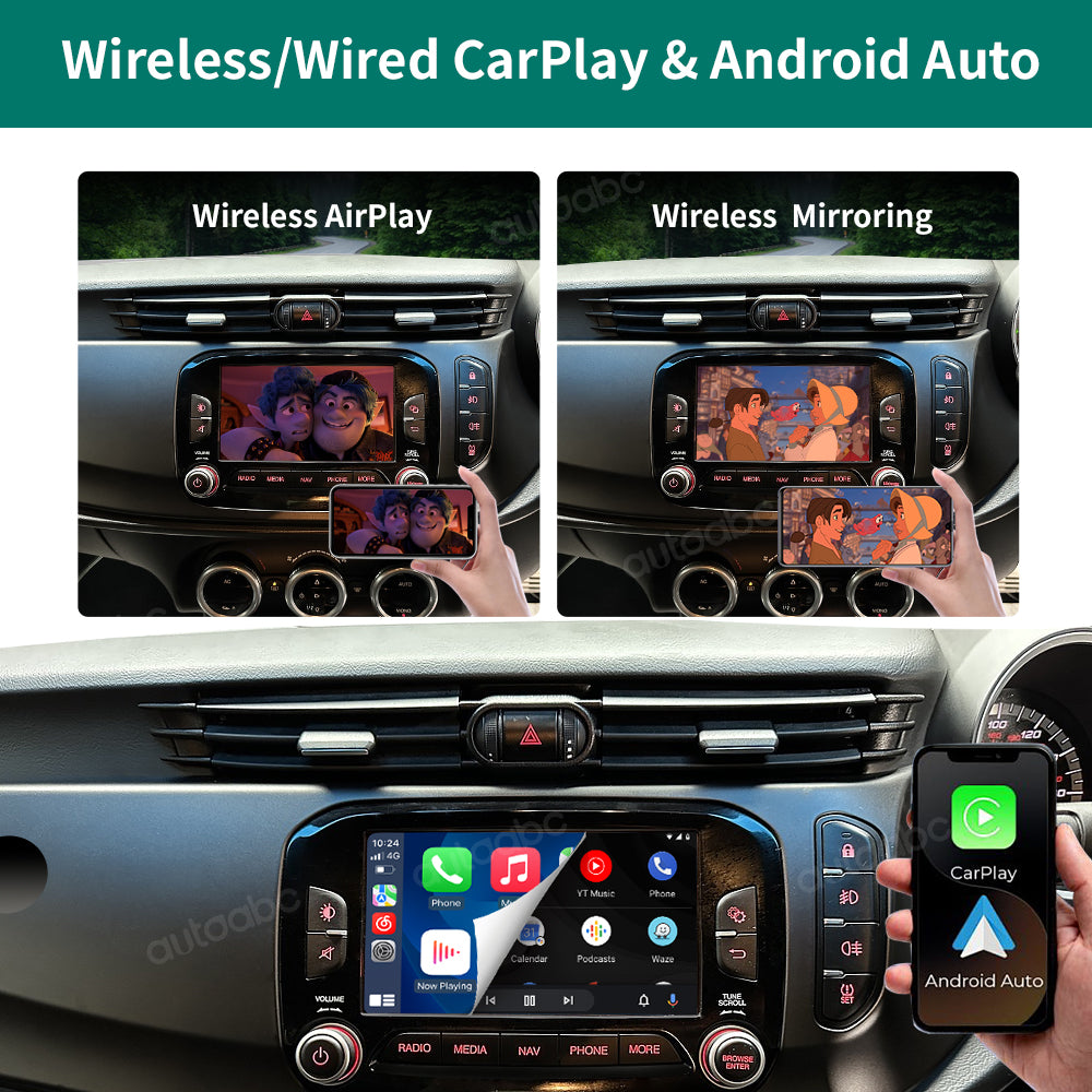 Wireless CarPlay&Android Auto Module For Fiat