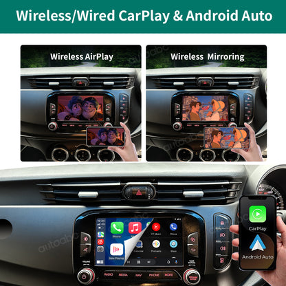 Wireless CarPlay&Android Auto Module For Fiat