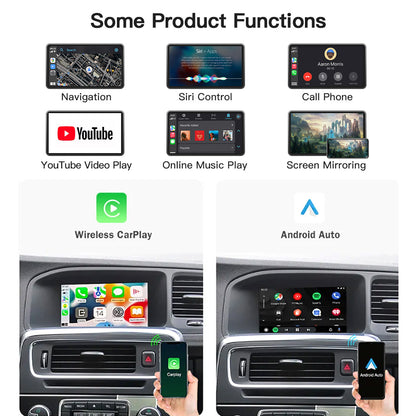 Autoabc Wireless CarPlay Android Auto interface For Volvo