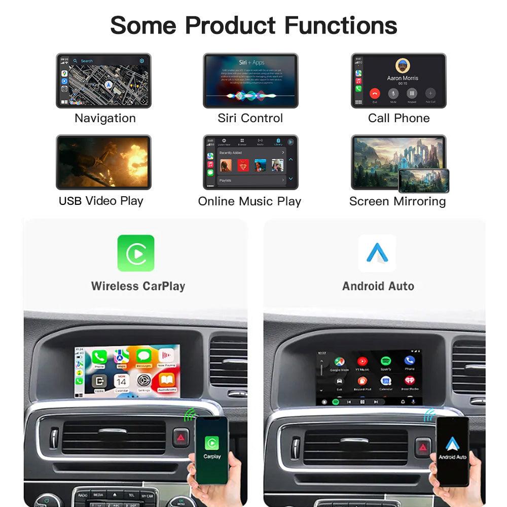 Wireless car outlets play interface