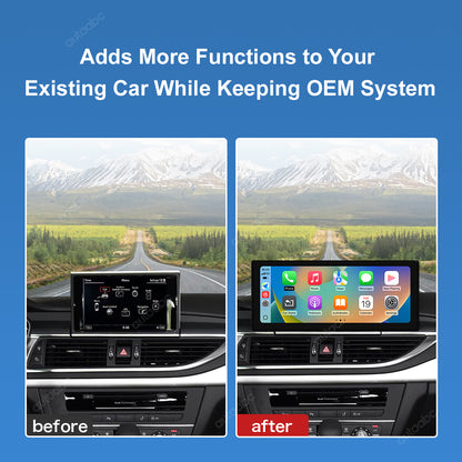 12.3" Linux Screen For Audi A6/A7 Wireless CarPlay Android Auto