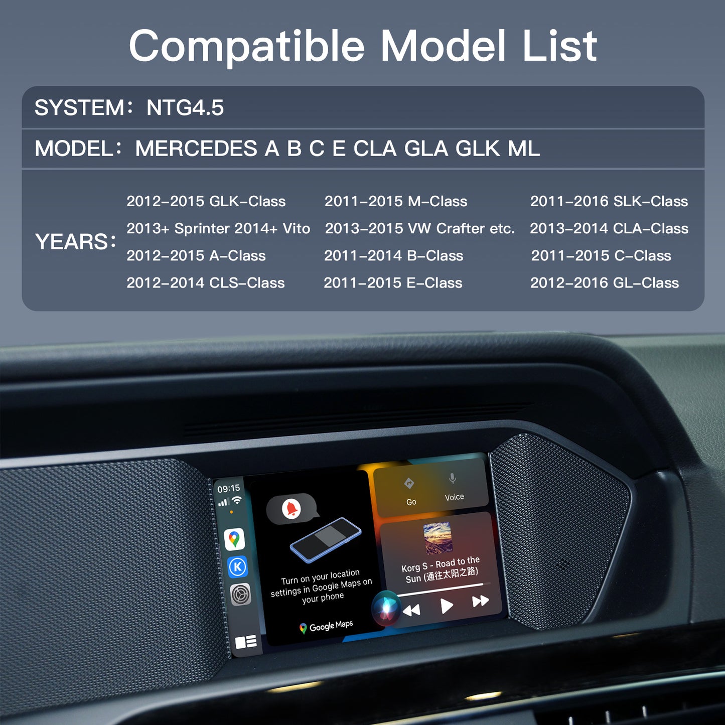 Mercedes Becker Map Pilot Wireless Apple Carplay Module NTG 4.5