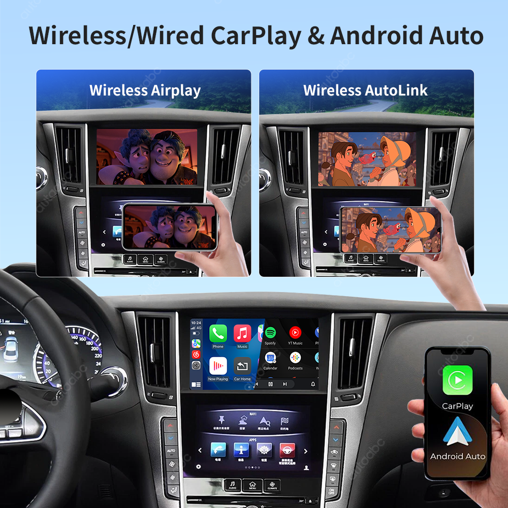 Wireless Carplay Android Auto Interface For Infiniti