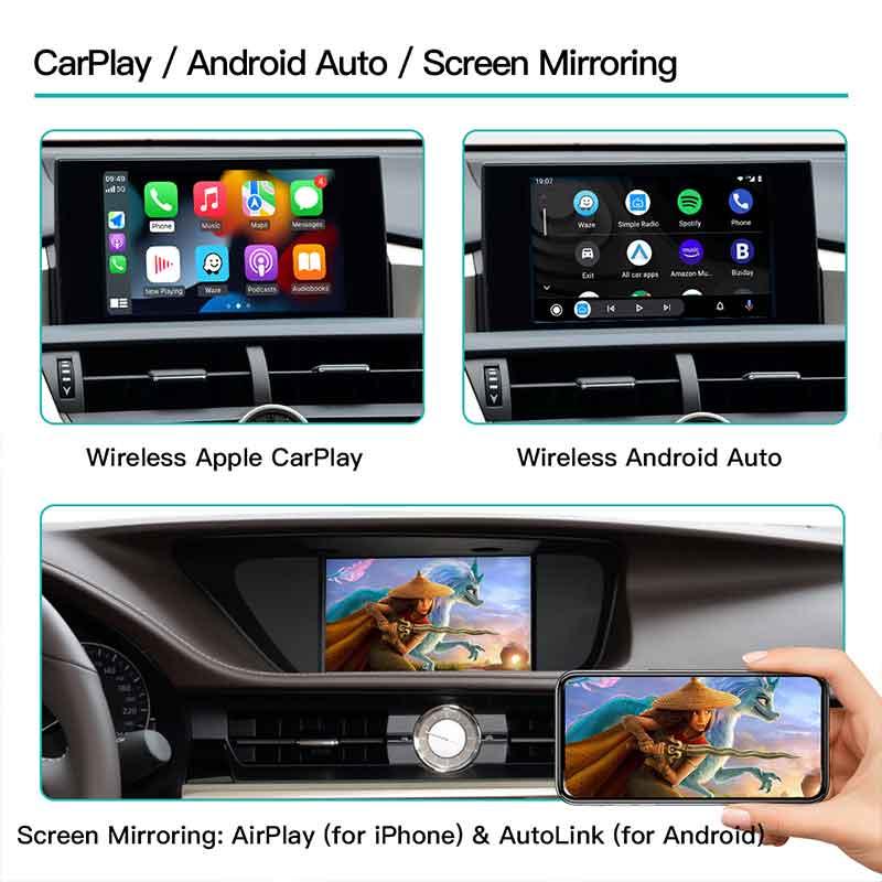 Wireless Carplay &Android Auto Retrofit Kit Decoder for Lexus - AUTOabc